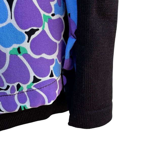 Bob Mackie Wearable Art Vintage Womens Silk Cotton Floral Sleeveless Tank Top M - Picture 5 of 7